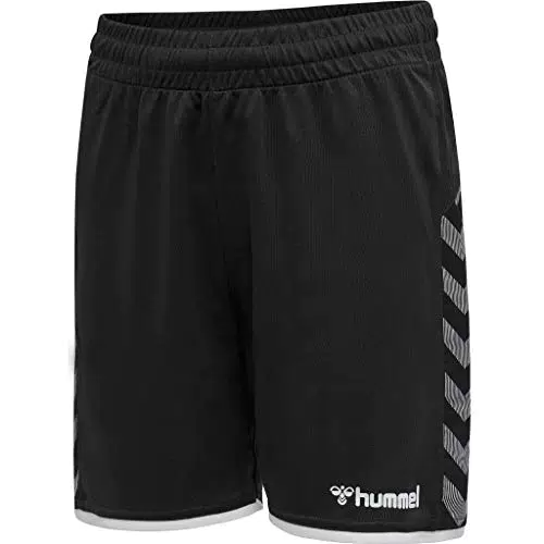 HUMMEL Jungen Shorts Hmlauthentic Kids Poly Shorts, Black/White