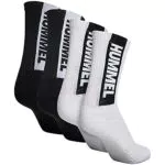 hummel Unisex Hmllegacy Core 4-pack Mix Socks, weiß / schwarz