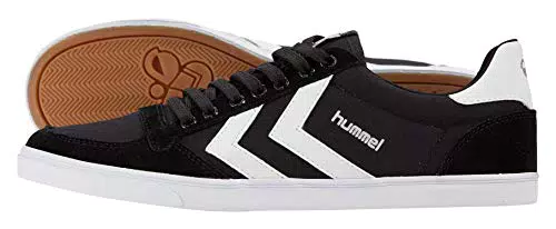 Hummel Unisex Hummel Slimmer Stadil Low Low-Top, Black White Kh