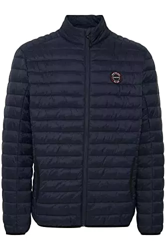 Indicode Davith Herren Steppjacke Übergangsjacke Jacke gefüttert mit Stehkragen Regular fit