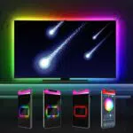 Innonly DreamColor LED TV Hintergrundbeleuchtung, Bluetooth Lichterkette 5m für 40-85 Zoll TV/PC