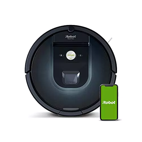 iRobot Roomba 981 App-steuerbarer Saugroboter mit zwei Gummibürsten