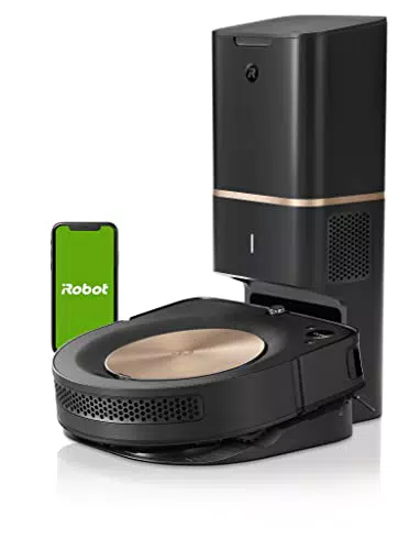 iRobot Roomba s9+ Über WLAN verbundener Saugroboter mit automatischer Absaugstation - PerfectEdge-Technologie mit Eckenbürste und breiteren Gummibürsten für alle Böden - Leistungsverstärkung
