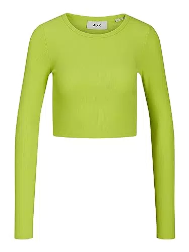 JACK & JONES Damen Jjxx Jxfeline Rib Tee Noos Langarmshirt