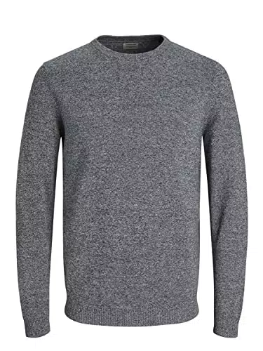 JACK & JONES Herren Jjebasic Strik Crew Neck Noos Pullover