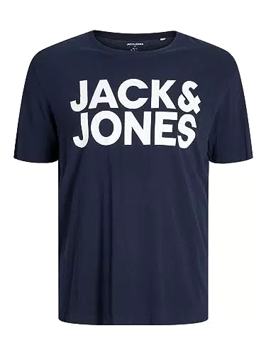 JACK & JONES Male Plus Size T-Shirt Logoprint
