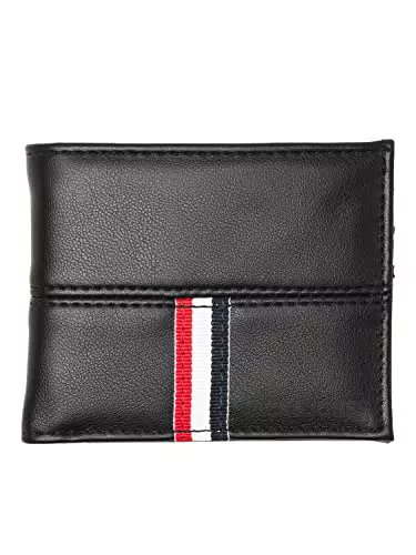 JACK & JONES Men's JACJOSE Wallet Geldbörse, Black/Detail:with Stripe