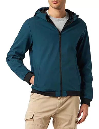 Jack & Jones Men's JCOCLASSIC Waffle NOOS Jacket, Deep Teal