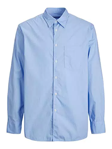 JACK & JONES Men's JORBILL Oversized Shirt LS CBO Hemd