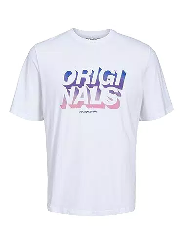 JACK & JONES Men's JOREUPHORI Tee SS Crew Neck TG T-Shirt