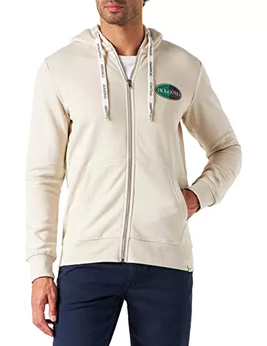 Jack & Jones Men's JORINTERNATIONAL Zip Sweat Hood Kapuzenjacke
