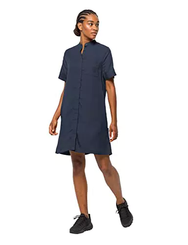 Jack Wolfskin Damen Mojave Dress Kleid, Night Blue, XS