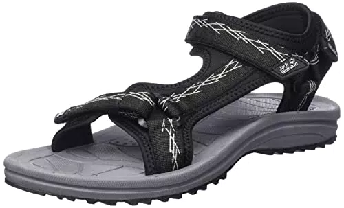 Jack Wolfskin Damen Wave Breaker W Sandale, Black/Grey