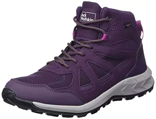 Jack Wolfskin Damen Woodland 2 Texapore Mid W, Purple / Phantom
