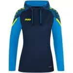 JAKO Damen Kapuzensweatshirt Performance, Marine/JAKO blau