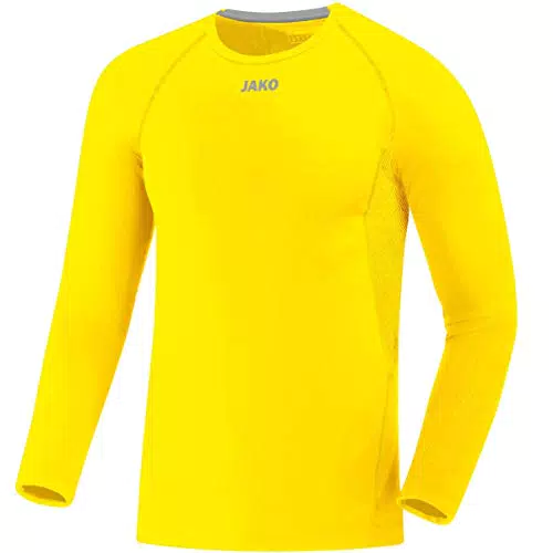 JAKO Herren Compression 2.0 Longsleeve, Citro, XL EU