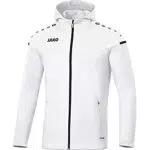 JAKO Kinder Kapuzenjacke Champ 2.0, weiß, 164, 6820