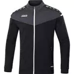 JAKO Kinder Polyesterjacke Champ 2.0, schwarz/anthrazit