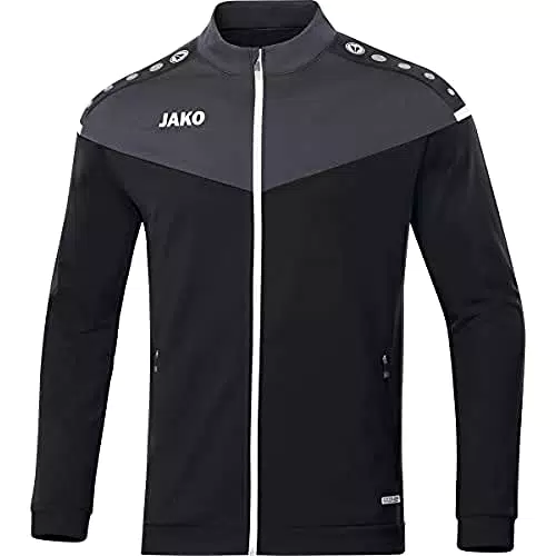 JAKO Kinder Polyesterjacke Champ 2.0, schwarz/anthrazit