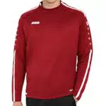 JAKO Kinder Trainingssweat Sweat Striker 2.0, chili rot/weiß