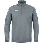 JAKO Men Allwettersweat/Ziptop Rainzip Team, Steingrau