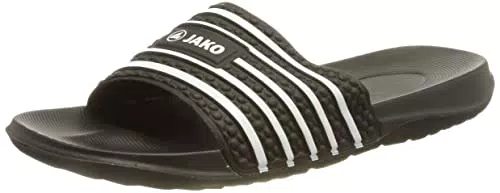 JAKO Unisex Badelatschen Jakolette II, 5730, Schwarz Schwarz Weiß