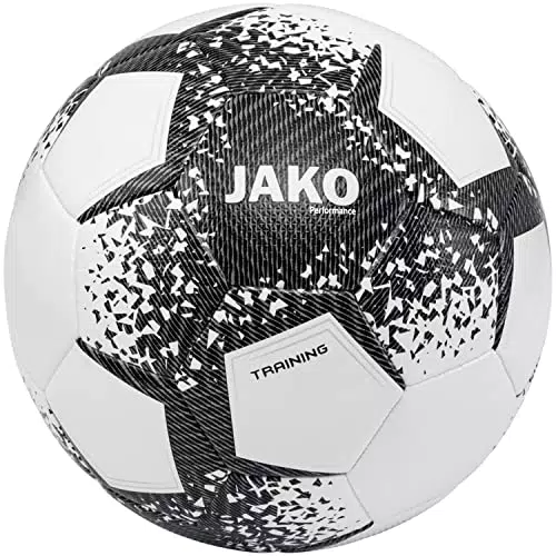 Jako Unisex Fußbälle Trainingsball Performance, Weiß/Schwarz/Steingrau