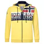 Jan Vanderstorm Herren Sweatjacke Abbe gelb XL - 56/58