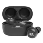 JBL Live Free NC+ TWS Kabellose In-Ear-Kopfhörer mit Noise Cancelling in Schwarz Bis zu 21 Stunden Akkulaufzeit Inkl. Ladebox