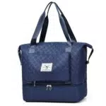 Jiliyote Damen Faltbare Reisetasche Gross Sporttasche Weekender Tasche mit Nassfach und Schuhfach