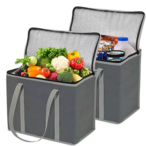 JSENGE Wiederverwendbar Einkaufstasche, Picknick KÜHltasche Faltbar