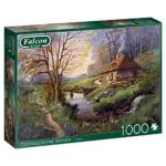 Jumbo 11243 Cottage in The Woods Puzzle, Mehrfarbig