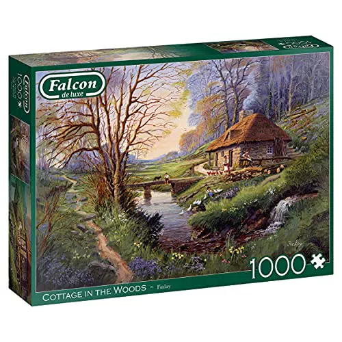 Jumbo 11243 Cottage in The Woods Puzzle, Mehrfarbig
