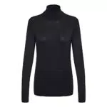 Kaffe Damen Astrid Roll Neck-MIN 2 Pullover, Schwarz