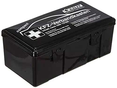 KALFF KFZ-Verbandkasten Compact DIN 13164 mit Erste-Hilfe Broschüre