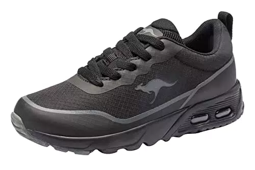KangaROOS Jungen Kx-3500 Sneaker, Jet Black Mono 5500