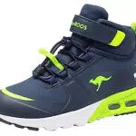 KangaROOS Jungen Kx-hydro Sneaker, Dk Navy Lime