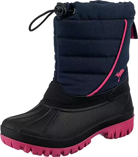 KangaROOS Mädchen K-ben Schneestiefel, Blau