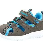 KangaROOS Unisex Baby KI-Rock Lite EV Sneaker, Steel Grey/Brilliant Blue 2007