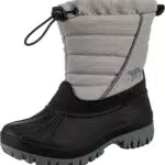 KangaROOS Unisex Kinder K-ben Schneestiefel, Vapor Grey
