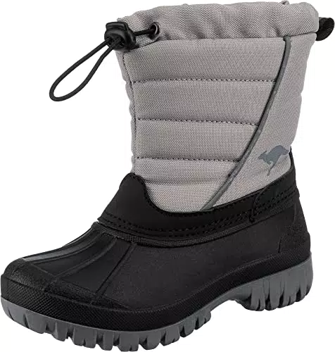 KangaROOS Unisex Kinder K-ben Schneestiefel, Vapor Grey