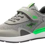 KangaROOS Unisex Kinder Kd-gym Ev Sneaker, Grau Grün