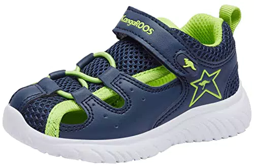 KangaROOS Unisex Kinder Ki-speedlite Ev Sandale, Grün Blau