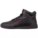 Kappa Herren Mangan Sneaker, Schwarz Black 242764 1120