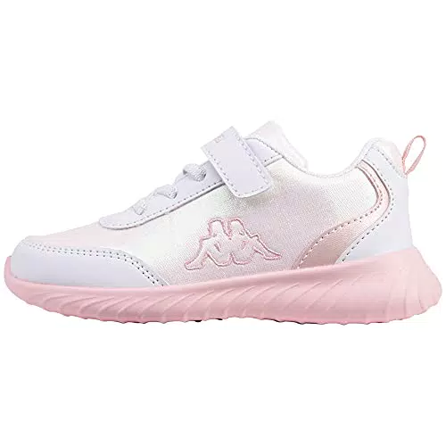 Kappa Unisex Kinder Alvar K Laufschuh, White Rosé