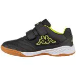 Kappa Unisex Kinder Kickoff K 260509K Sneaker, 1140 black/yellow