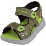 Kappa Unisex Kinder Rex Sun K Sandale, Army Black