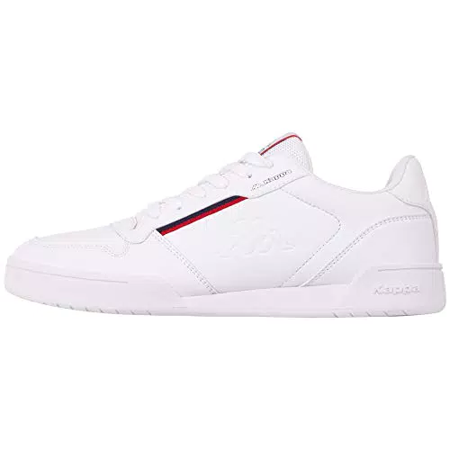 Kappa Unisex Marabu Sneaker, Schwarz White Red 1020