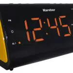 Karcher UR 1040-O Uhrenradio schwarz/orange