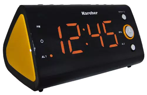 Karcher UR 1040-O Uhrenradio schwarz/orange